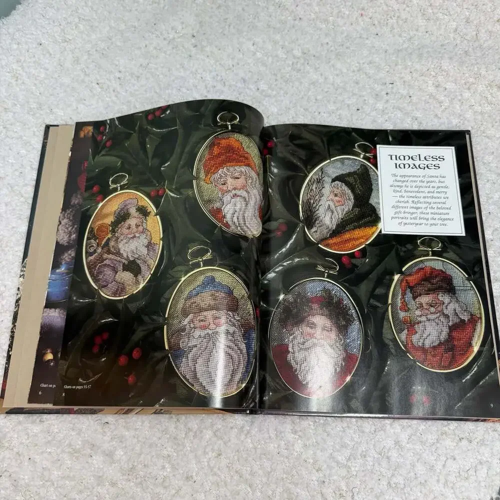 Leisure Arts Down Santa Claus Lane Hardcover Book